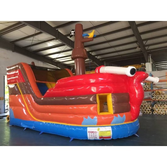 Toboggan Gonflable De Bateau De Pirate