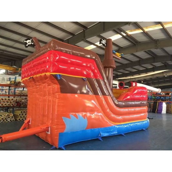 Toboggan Gonflable De Bateau De Pirate