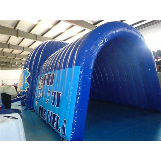 Tunnel De Casque De Football Gonflable Géant