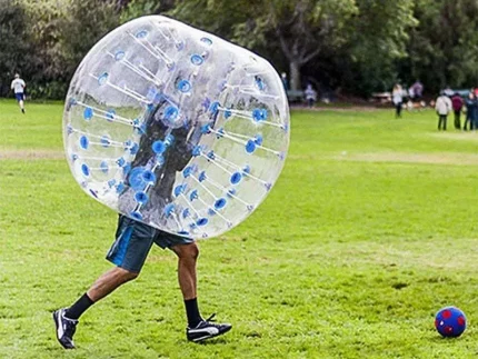 Inflatable bubble soccer ball for outdoor fun and events. Durable and high-quality design. Buy affordable bubble balls online for endless entertainment!