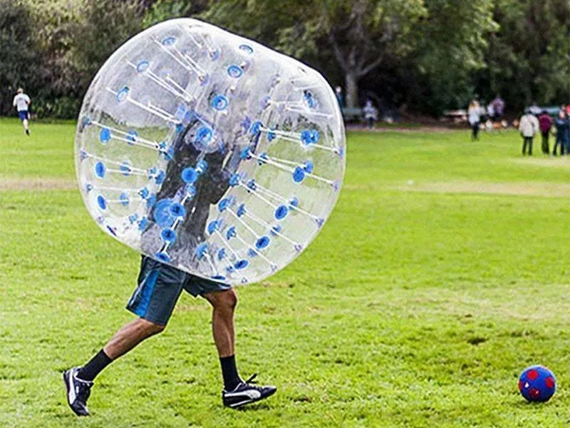 Inflatable bubble soccer ball for outdoor fun and events. Durable and high-quality design. Buy affordable bubble balls online for endless entertainment!