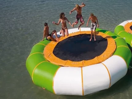 Inflatable water trampoline for lakes and beaches, perfect for summer fun. Durable, high-quality, and easy to set up. Buy online for affordable water fun!